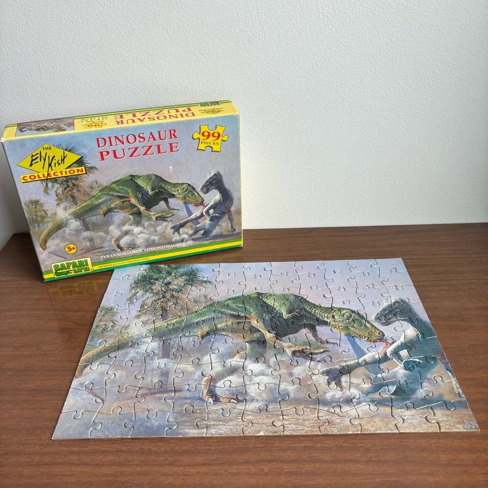 1993 Safari Ltd. Dinosaur Puzzle